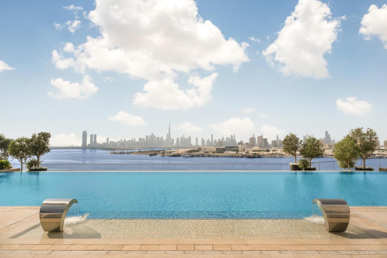 Hotel Address Creek Harbour Dubai Exterior foto View of Dubai from the pool